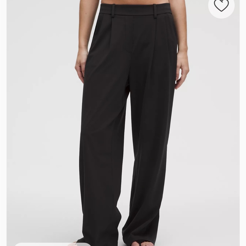 lululemon athletica Daydrift High Rise Black Wide Leg Pants
